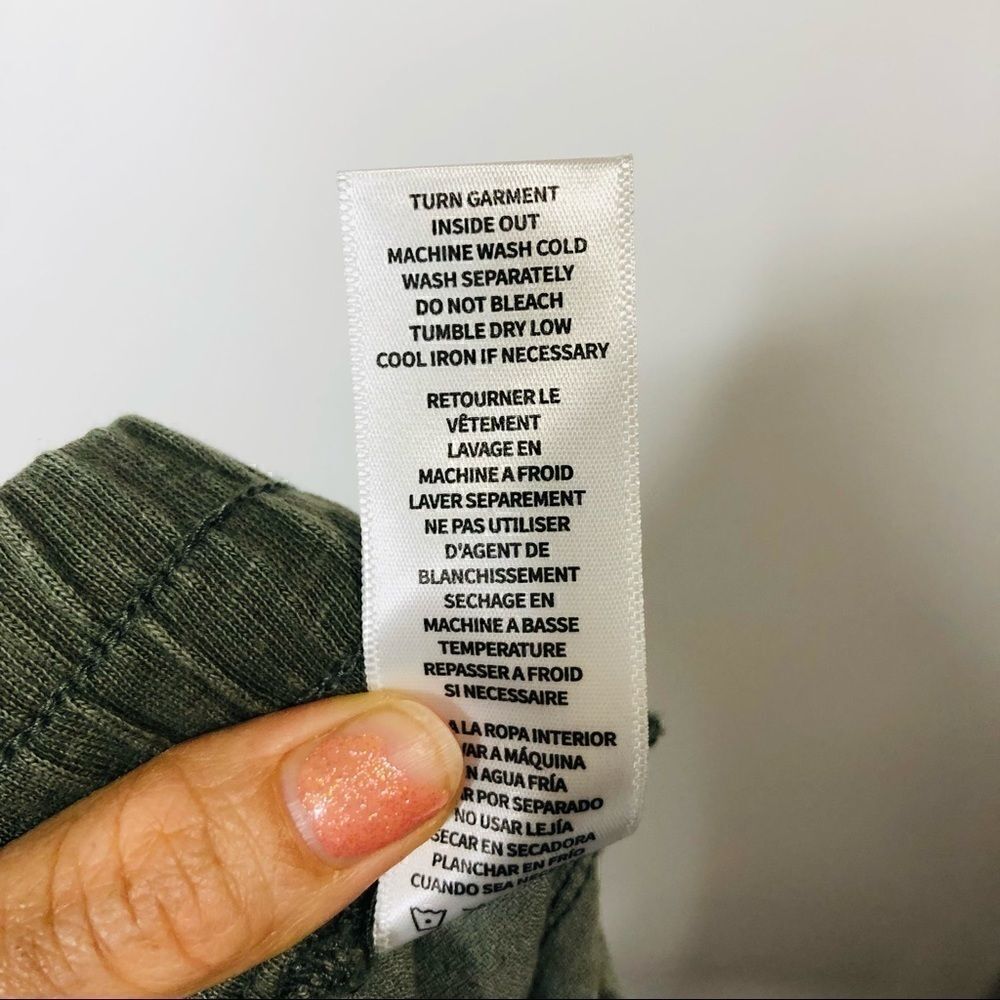 Splendid Green Camo Jogger Track Pants Lyocell - Picture 11 of 11